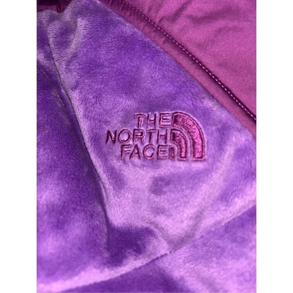 The North Face Jacket Girls XL 18 Purple Perseus Reversible Fleece Ski Snow - Picture 5 of 5
